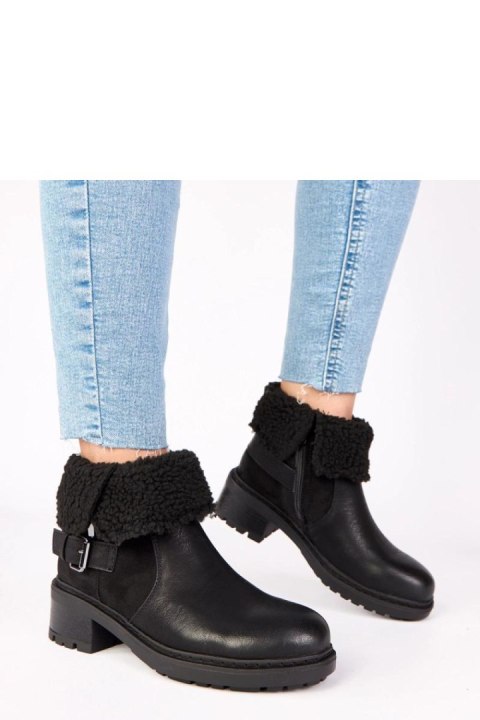 Botki Model Olga C882 Black - Solea