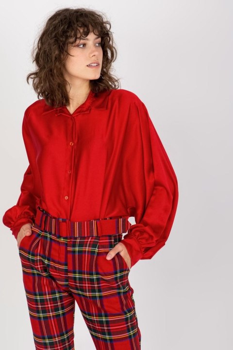 Koszula Damska Model DHJ-KS-15257.53P Dark Red - Italy Moda