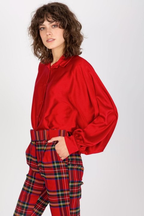 Koszula Damska Model DHJ-KS-15257.53P Dark Red - Italy Moda