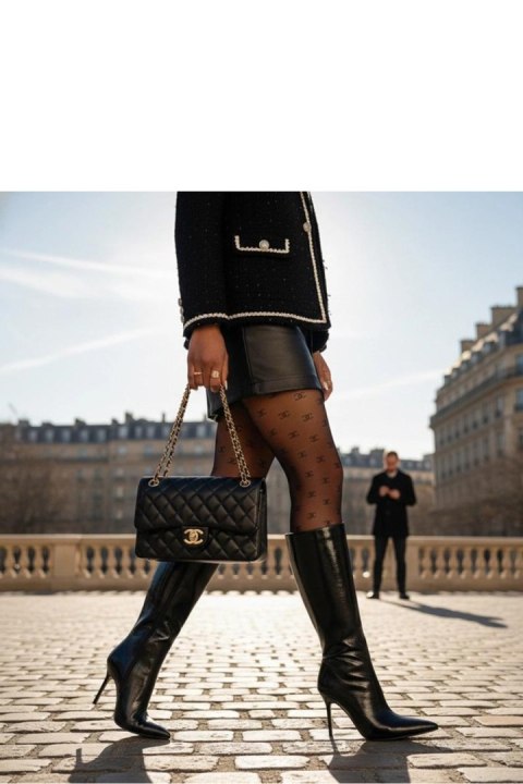 Kozaki Model Kiara K707 Black - Solea