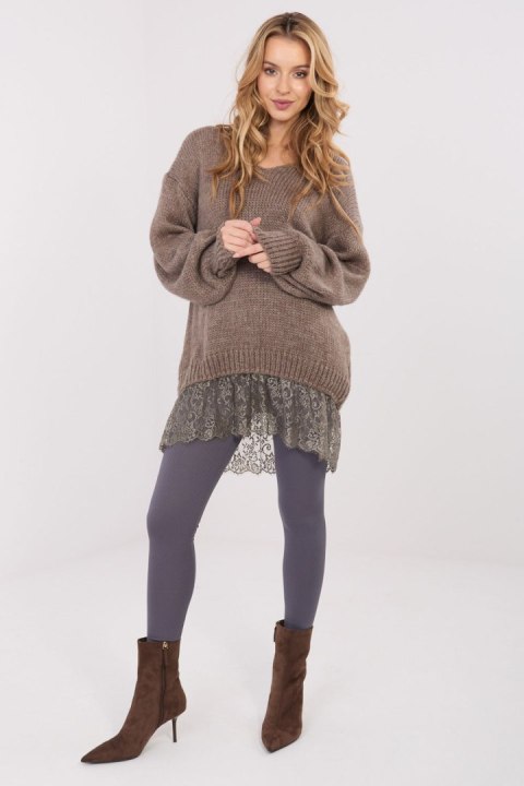 Sweter Damski Model IN-SW-33681.05P Dark Beige - Factory Price