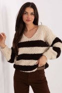 Sweter Damski Model MI-SW-WK3031.22 Beige - Italy Moda