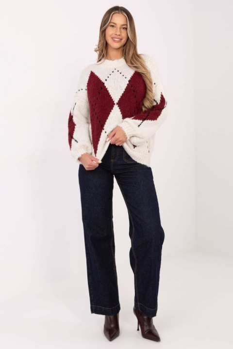 Sweter Damski Model MI-SW-WM295.15 Ecru - Italy Moda