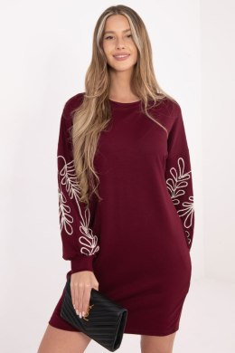 Sukienka Model RV-SK-A1064.95 Bordo - Rue Paris