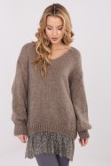Sweter Damski Model IN-SW-33681.05P Dark Beige - Factory Price