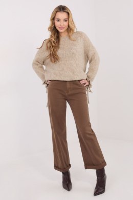Sweter Damski Model MI-SW-1512.28 Dark Beige - Italy Moda