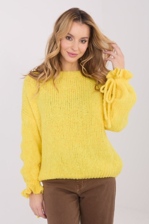 Sweter Damski Model MI-SW-1512.28 Yellow - Italy Moda