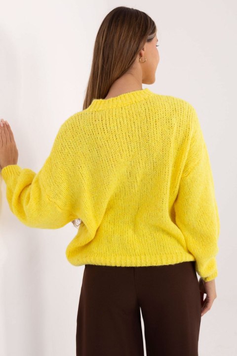 Sweter Damski Model MI-SW-1909.68 Yellow - Italy Moda