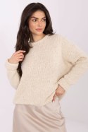Sweter Damski Model MI-SW-WK32601.19 Light Beige - Italy Moda