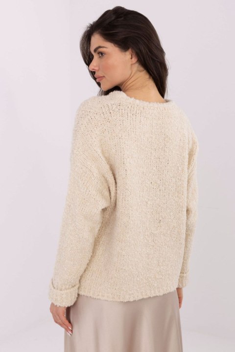 Sweter Damski Model MI-SW-WK32601.19 Light Beige - Italy Moda