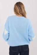 Sweter Damski Model MO-SW-1216.71 Light Blue - Italy Moda