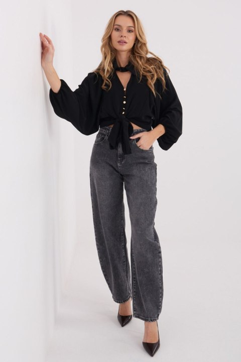 Koszula Damska Model MI-BZ-3304.12 Black - Italy Moda