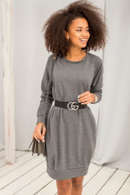 Sukienka Model RV-TU-5184.93P Dark Grey - BFG