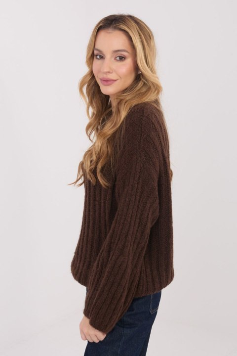 Sweter Damski Model MI-SW-1215.51 Brown - Italy Moda