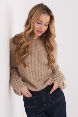 Sweter Damski Model MI-SW-1215.51 Dark Beige - Italy Moda