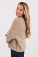 Sweter Damski Model MI-SW-1215.51 Dark Beige - Italy Moda
