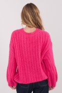 Sweter Damski Model MI-SW-1215.97 Fuksja - Italy Moda