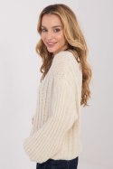 Sweter Damski Model MI-SW-1215.97 Light Beige - Italy Moda