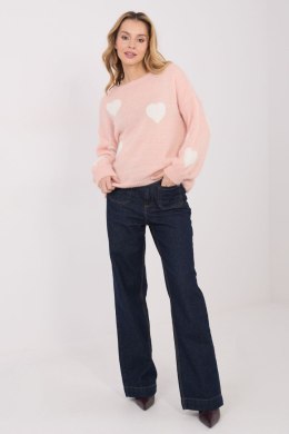 Sweter Damski Model MO-SW-1216.71 Brzoskwinia - Italy Moda