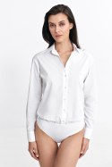Koszula body K84 White - Nife Koszula body K84 White - Nife