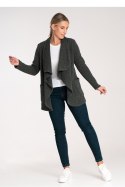 Sweter Kardigan Model M1043 Dark Grey - Figl Sweter Kardigan Model M1043 Dark Grey - Figl