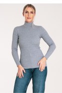 Golf Damski Model M1058 Grey - Figl Golf Damski Model M1058 Grey - Figl