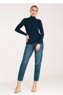 Golf Damski Model M1058 Navy - Figl Golf Damski Model M1058 Navy - Figl