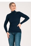 Golf Damski Model M1058 Navy - Figl Golf Damski Model M1058 Navy - Figl