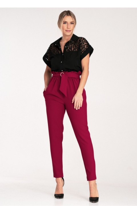 Koszula Damska Model M1073 Black - Figl Koszula Damska Model M1073 Black - Figl