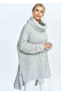 Golf Damski Model M892 Light Grey - Figl Golf Damski Model M892 Light Grey - Figl