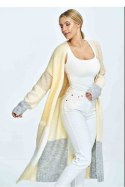 Sweter Kardigan Model M896 Yellow/Beige - Figl Sweter Kardigan Model M896 Yellow/Beige - Figl
