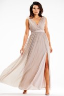 Sukienka Model A625 Beige - awama Sukienka Model A625 Beige - awama