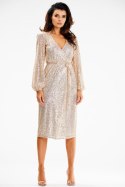 Sukienka Model A632 Beige - awama Sukienka Model A632 Beige - awama