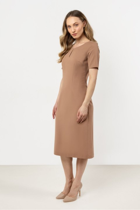 Sukienka Model A706 Cappuccino - awama