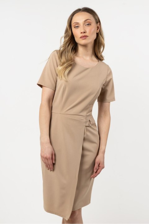 Sukienka Model A710 Beige - awama Sukienka Model A710 Beige - awama