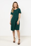Sukienka Model A710 Bottle Green - awama Sukienka Model A710 Bottle Green - awama