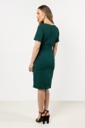Sukienka Model A710 Bottle Green - awama Sukienka Model A710 Bottle Green - awama