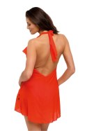 Sukienka Plażow Tunika Model Erin Gerbera M-515 Orange - Marko Sukienka Plażow Tunika Model Erin Gerbera M-515 Orange - Marko