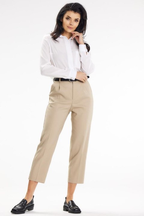 Koszula Damska Model A652 White - awama Koszula Damska Model A652 White - awama