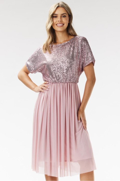 Sukienka Model A689 Pink - awama Sukienka Model A689 Pink - awama