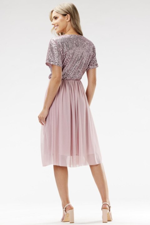 Sukienka Model A689 Pink - awama Sukienka Model A689 Pink - awama