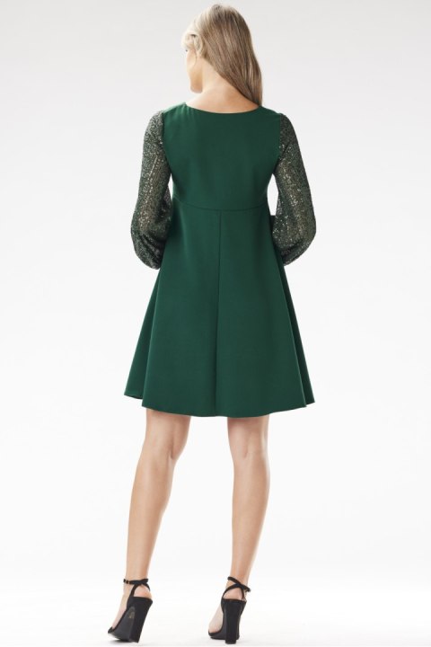 Sukienka Model A694 Bottle Green - awama Sukienka Model A694 Bottle Green - awama