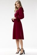 Sukienka Model A695 Claret - awama Sukienka Model A695 Claret - awama