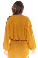 Sweter Damski Model A318 Camel - awama Sweter Damski Model A318 Camel - awama