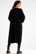 Sweter Kardigan Model A617 Black - awama Sweter Kardigan Model A617 Black - awama