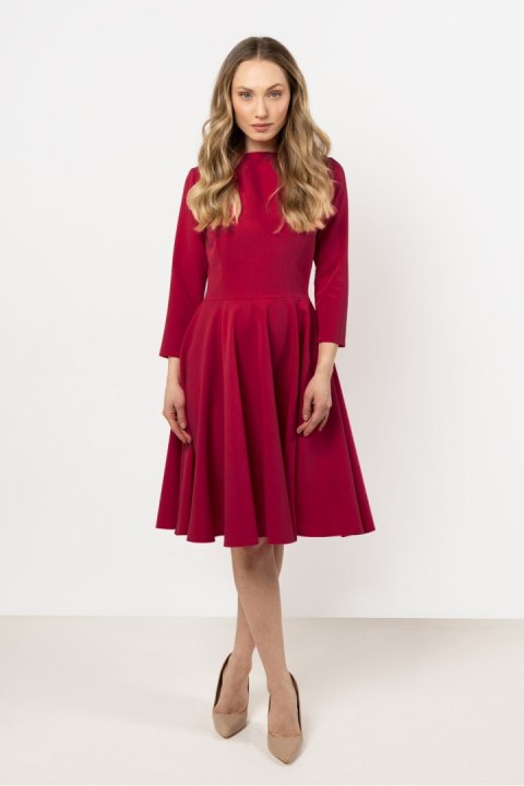 Sukienka Model A707 Claret - awama Sukienka Model A707 Claret - awama