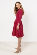 Sukienka Model A707 Claret - awama Sukienka Model A707 Claret - awama