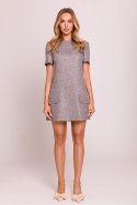 Sukienka Model MOE855 Grafit - Moe