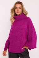 Golf Damski Model MOE822 Amarant - Moe Golf Damski Model MOE822 Amarant - Moe