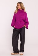 Golf Damski Model MOE822 Amarant - Moe Golf Damski Model MOE822 Amarant - Moe